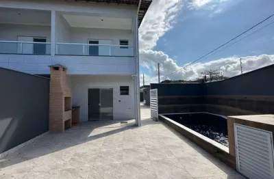 Casa em condomínio para venda em itanhaém, santa terezinha, 2 dormitórios, 1 suíte, 1 banheiro, 1 vaga