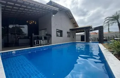 Casa para venda em itanhaém, santa terezinha, 3 dormitórios, 1 suíte, 3 banheiros, 2 vagas