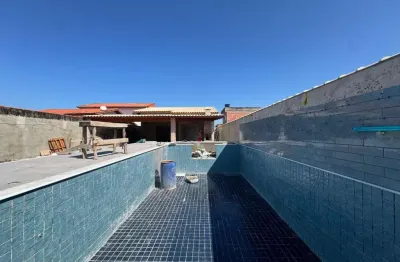Casa para venda em itanhaém, bopiranga, 3 dormitórios, 2 suítes, 1 banheiro, 2 vagas