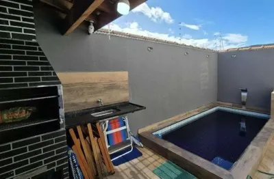 Casa em condomínio para venda em itanhaém, cibratel 2, 2 dormitórios, 1 suíte, 1 banheiro, 1 vaga