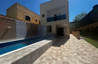 Casa para venda em itanhaém, suarão, 3 dormitórios, 1 suíte, 1 banheiro, 2 vagas