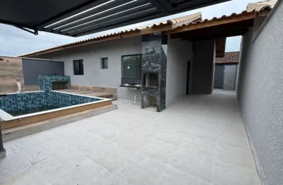 Casa para venda em itanhaém, guacyra, 2 dormitórios, 1 suíte, 1 banheiro, 3 vagas