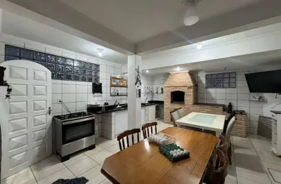 Casa para venda em itanhaém, jardim suarão, 3 dormitórios, 1 suíte, 4 banheiros, 1 vaga