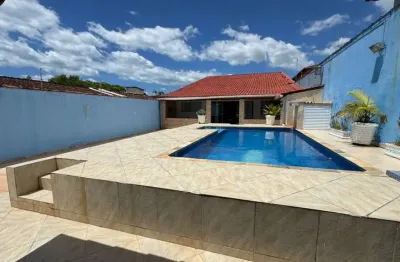 Casa para venda em itanhaém, bopiranga, 3 dormitórios, 1 suíte, 1 banheiro, 4 vagas