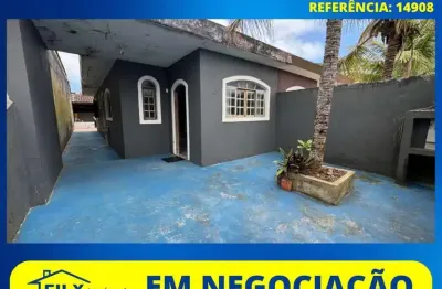 Casa para Venda em Itanhaém, Guacyra, 1 dormitório, 1 banheiro, 2 vagas