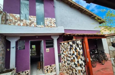 Casa para venda em itanhaém, gaivota, 3 dormitórios, 1 suíte, 1 banheiro, 5 vagas