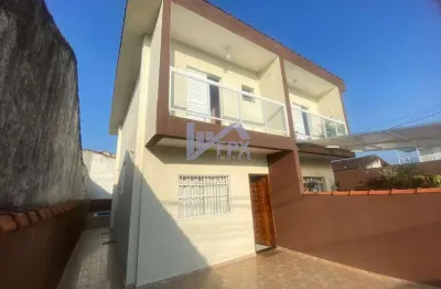 Casa sobreposta para venda em itanhaém, belas artes, 2 dormitórios, 2 suítes, 1 banheiro, 4 vagas