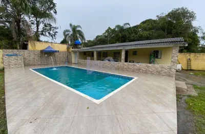 Chácara para venda em itanhaém, chácaras bopiranga, 2 dormitórios, 1 suíte, 2 banheiros, 10 vagas