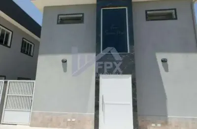 Casa sobreposta para venda em itanhaém, tropical, 2 dormitórios, 1 banheiro, 1 vaga