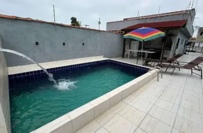 Casa para venda em itanhaém, jardim regina, 2 dormitórios, 1 suíte, 1 banheiro, 4 vagas