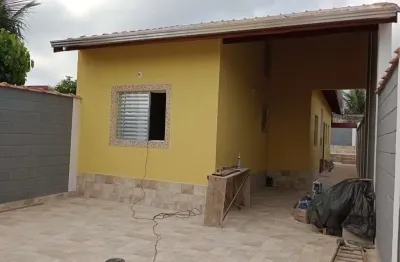 Casa para venda em itanhaém, nova itanhaém, 2 dormitórios, 1 suíte, 1 banheiro, 2 vagas