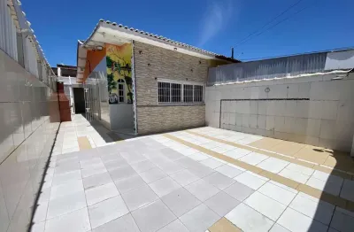 Casa para venda em itanhaém, balneário gaivota, 2 dormitórios, 1 suíte, 1 banheiro, 2 vagas