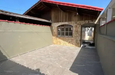 Casa para venda em praia grande, vila caiçara, 2 dormitórios, 1 banheiro, 4 vagas
