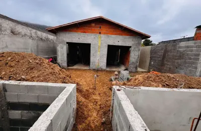 Casa para venda em itanhaém, balneário jequitibá, 2 dormitórios, 1 suíte, 1 banheiro, 2 vagas
