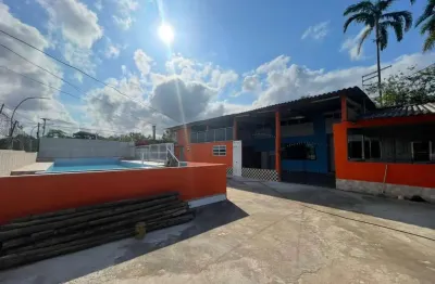 Casa para venda em itanhaém, parque vergara, 4 dormitórios, 3 suítes, 1 banheiro, 6 vagas