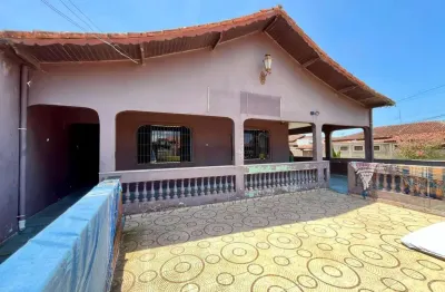 Casa para venda em peruíbe, balneário oásis, 3 dormitórios, 1 suíte, 2 banheiros, 6 vagas