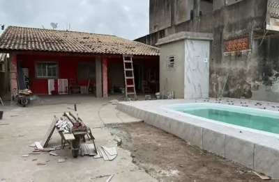 Casa para venda em itanhaém, balneário gaivota, 2 dormitórios, 2 banheiros, 2 vagas