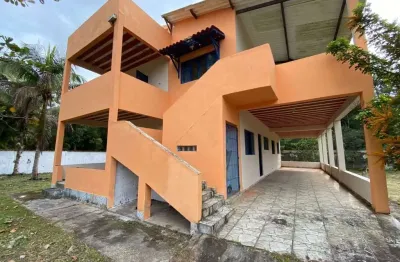 Chácara para locação em itanhaém, chácaras lucel, 9 dormitórios, 3 suítes, 2 banheiros, 3 vagas