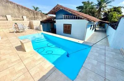 Casa para venda em itanhaém, cibratel 2, 3 dormitórios, 1 suíte, 2 banheiros, 8 vagas
