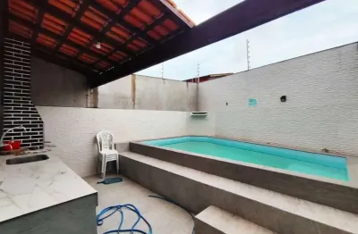 Casa para venda em itanhaém, jardim das palmeiras, 2 dormitórios, 1 suíte, 1 banheiro, 2 vagas