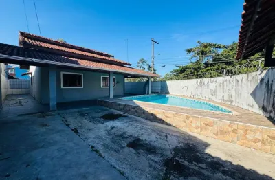 Casa para venda em itanhaém, balneário gaivota, 2 dormitórios, 1 suíte, 1 banheiro, 3 vagas