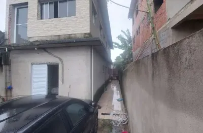 Casa sobreposta para venda em itanhaém, luizamar mirim, 2 dormitórios, 2 suítes, 1 banheiro, 2 vagas