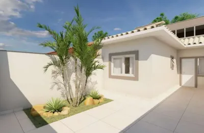 Casa para venda em itanhaém, jardim das palmeiras, 2 dormitórios, 1 suíte, 1 banheiro, 2 vagas