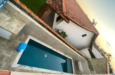 Sobrado para venda em itanhaém, jardim jamaica, 2 dormitórios, 2 suítes, 1 banheiro, 1 vaga