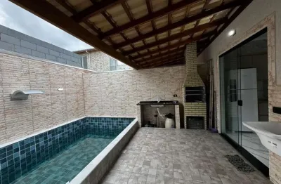 Casa para venda em itanhaém, tupy, 2 dormitórios, 1 suíte, 1 banheiro, 2 vagas