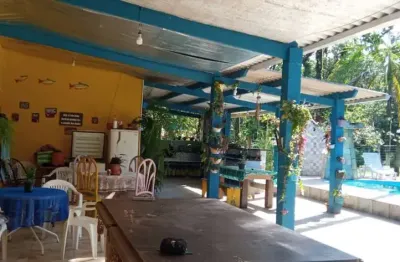 Chácara para venda em itanhaém, aguapeú, 6 dormitórios, 1 suíte, 4 banheiros, 6 vagas