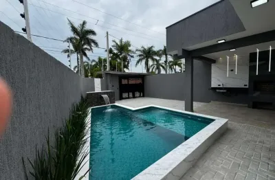 Casa para Venda em Itanhaém, Jardim das Palmeiras, 2 dormitórios, 1 suíte, 2 banheiros, 3 vagas