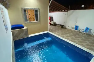 Casa para venda em itanhaém, jardim lindomar, 2 dormitórios, 1 suíte, 2 banheiros, 2 vagas
