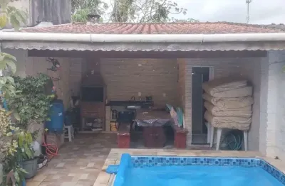 Casa para venda em itanhaém, balneário gaivota, 1 dormitório, 2 banheiros, 2 vagas
