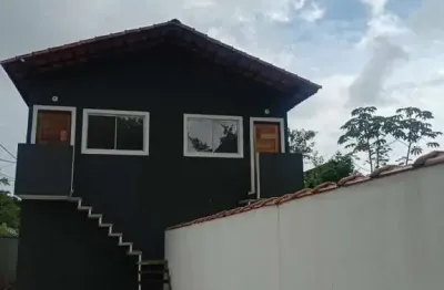 Casa para venda em itanhaém, balneário jequitibá, 2 dormitórios, 1 banheiro, 1 vaga