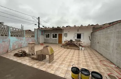 Casa para venda em mongaguá, jardim praia grande, 1 dormitório, 1 banheiro, 5 vagas