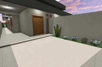 Casa para venda em itanhaém, jardim das palmeiras, 3 dormitórios, 1 suíte, 2 banheiros, 2 vagas