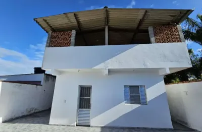 Casa para venda em itanhaém, indaiá, 2 dormitórios, 1 suíte, 1 banheiro, 2 vagas