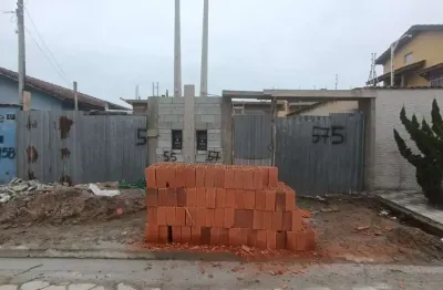 Casa para venda em itanhaém, jardim das palmeiras, 2 dormitórios, 1 suíte, 1 banheiro, 2 vagas
