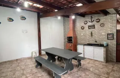 Casa para venda em itanhaém, balneário gaivota, 2 dormitórios, 1 suíte, 1 banheiro, 2 vagas