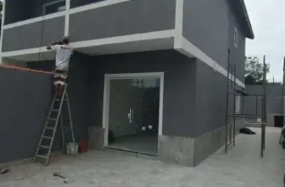 Casa para venda em mongaguá, jussara, 2 dormitórios, 2 banheiros, 2 vagas