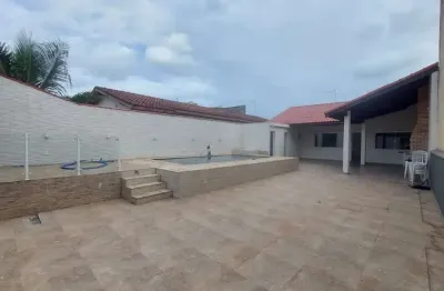 Casa para venda em itanhaém, balneário gaivota, 3 dormitórios, 1 suíte, 2 banheiros, 6 vagas