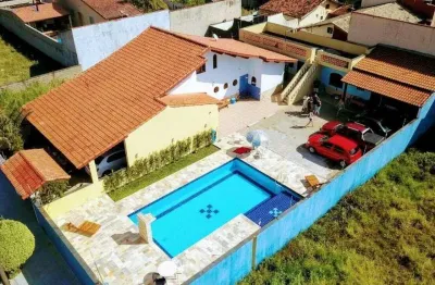 Casa para venda em itanhaém, grandesp, 3 dormitórios, 1 suíte, 2 banheiros, 10 vagas