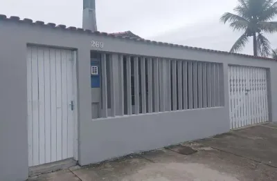 Casa para venda em itanhaém, balneário gaivotas, 2 dormitórios, 1 banheiro, 2 vagas