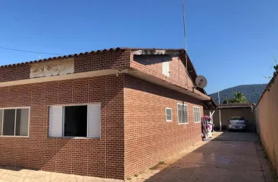 Casa para venda em itanhaém, verde mar, 3 dormitórios, 2 banheiros, 5 vagas