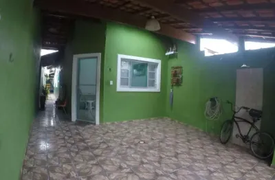 Casa para venda em itanhaém, corumbá, 2 dormitórios, 1 banheiro, 2 vagas