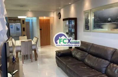 Apartamento para venda em praia grande, canto do forte, 3 dormitórios, 2 suítes, 1 banheiro, 2 vagas