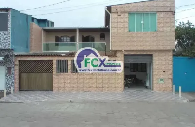 Casa para venda em itanhaém, jardim oásis, 2 dormitórios, 3 banheiros, 2 vagas
