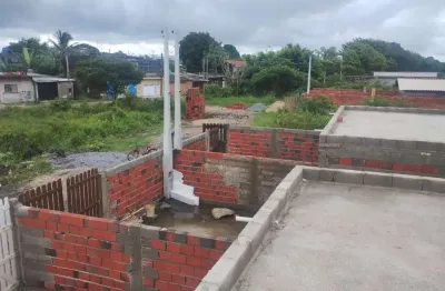 Casa para venda em itanhaém, balneário gaivotas, 2 dormitórios, 1 banheiro, 2 vagas