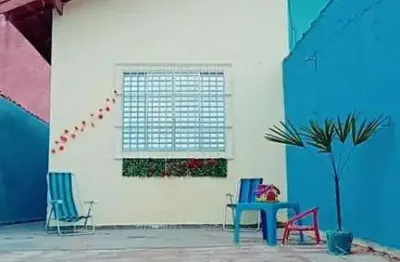 Casa para venda em itanhaém, balneário tupy, 2 dormitórios, 1 banheiro, 2 vagas