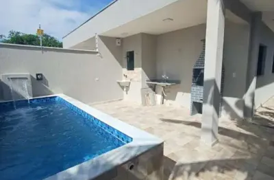 Casa para venda em itanhaém, nova itanhaém, 2 dormitórios, 1 suíte, 1 banheiro, 2 vagas